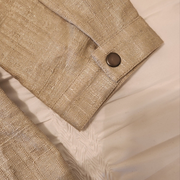 Sophisticated linen chicos sz 0 jacket. Perfect going from work to an evening o - Picture 8 of 8